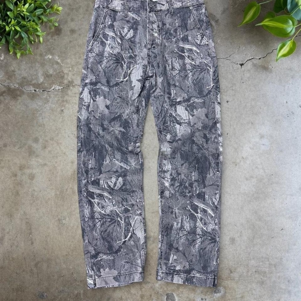 hollister loose fit faded camo jeans y2k 2000s 32x31
